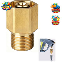 Adapter Hochdruckreiniger Messing Easy!Lock TR22 Ig Auf M22 X 1,5 Ag FüR KäRcher