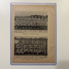 1922 University of Wisconsin & Purdue Baseball Team Pictures Rare Antique