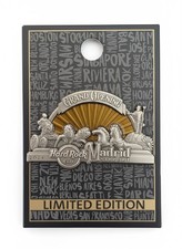Hard Rock Cafe Madrid Airport Grand Opening Pin 2024 LE 300 New on Card