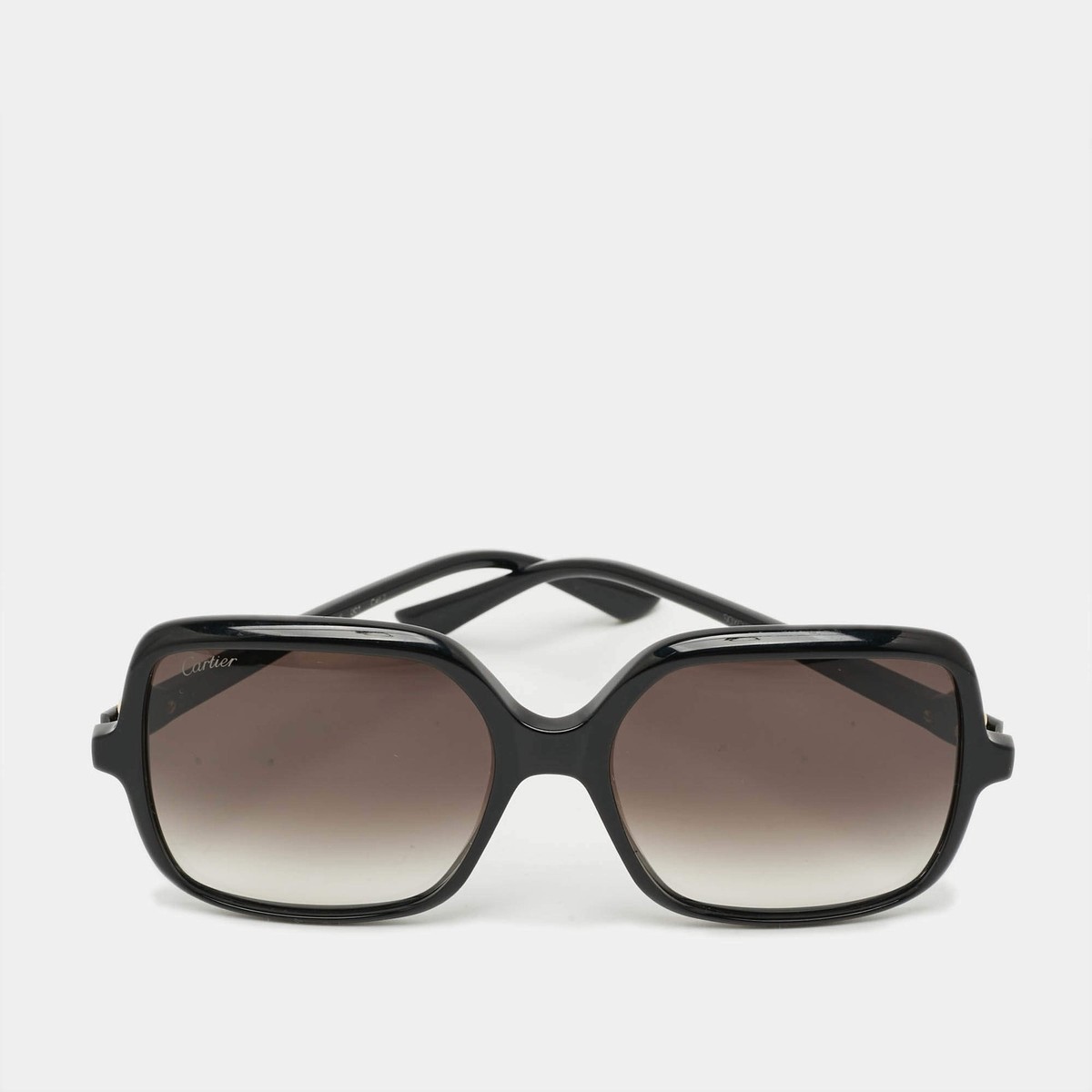 Cartier CT0509SA-001 Sunglasses Black Acetate Square Cartier Première CT0539S Sunglasses 001 Black Black - eye-oo.com main image 2