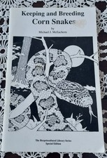 Keeping & Breeding Corn Snakes Michael J McEachern Vtg PB Book Herpetoculture 