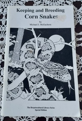 Keeping & Breeding Corn Snakes Michael J McEachern Vtg PB Book Herpetoculture 