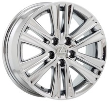 17 Lexus Es350 Bright Chrome Wheel Rim Factory Oem Single 74276 17 Lexus Es350 Bright Chrome Wheel Rim Factory Oem Single 74276