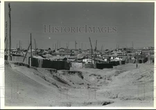1990 Press Photo Ger-Settlement of Ulan Bator, Mongolia - sax28468
