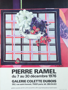 Pierre RAMEL — Affiche originale d'exposition, Galerie Colette Dubois, Paris — vue 1 sur 6