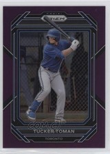 2023 Panini Prizm Purple Prizm 87/99 Tucker Toman #117 0c6
