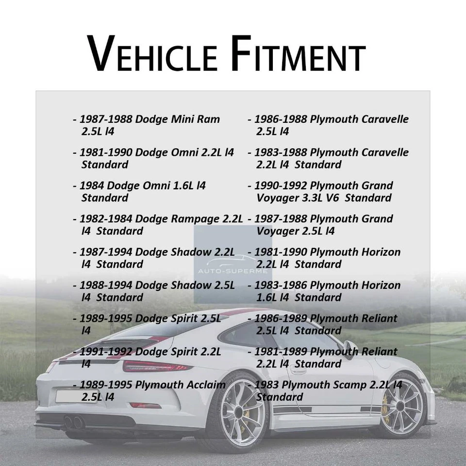 Termostato de refrigerante de motor para Plymouth Caravelle 2,2 L 1983-1988 Foto 4 de 4