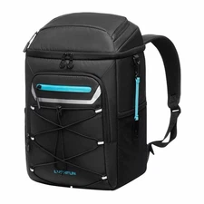 Insulated Backpack Cooler - Leak Proof, Holds 33 Cans, Perfect for Adventures