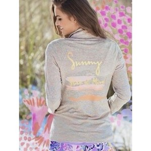LILLY PULITZER 33261 SKIPPER PULLOVER BREAKWATER BLUE