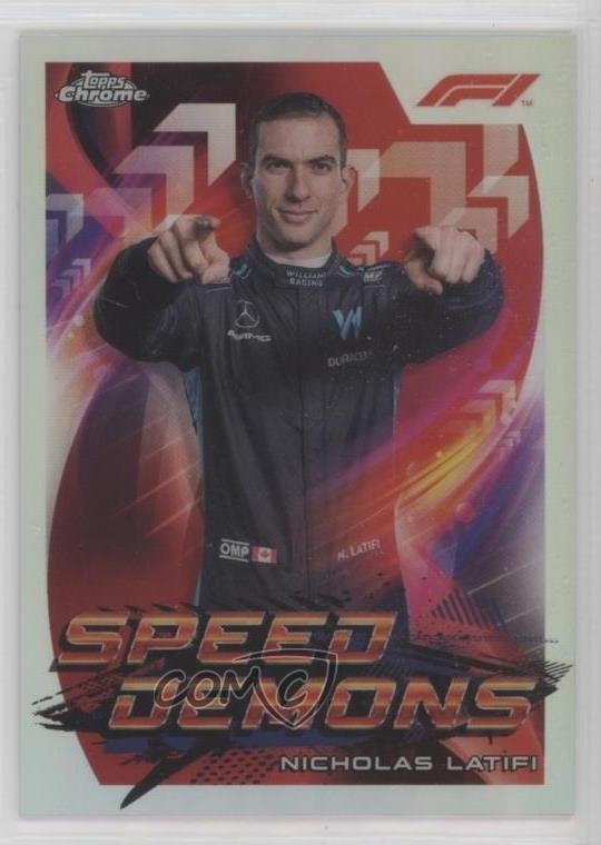 2022 Topps Chrome Formula 1 Speed Demons Nicholas Latifi #SD-NL pi4