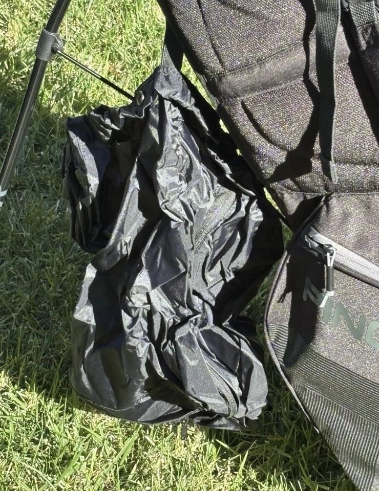 Carro de golf Ping Hoofer negro bolsa de transporte 14 vías con capucha para lluvia Foto 2 de 4