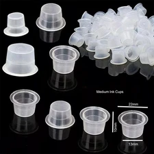 250 MEDIUM TATTOO INK CAP CUPS