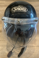 Shoei Helmet Full Face Shield Black Gloss w/ American Eagle Design Sz S + Cover