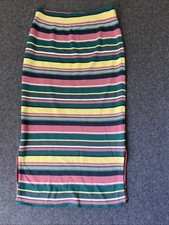 Maeve By Anthropologie Women's Lana Striped Sweater Skirt Size Large
