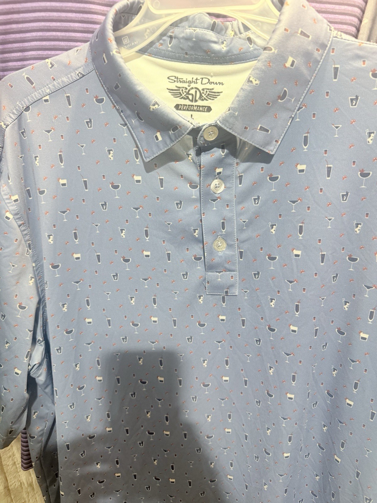 Bundle (4) Straight Down Performance Golf Polo Sh… - image 4