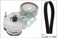 1X INA 529 0327 10 Keilrippenriemensatz FüR Opel Vauxhall Chevrolet