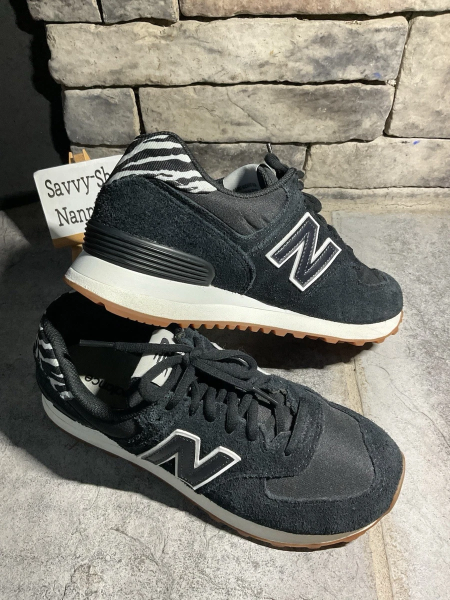 New Balance 574 Zebra - Black W for sale | eBay