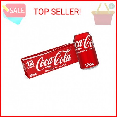 Coca-Cola Fridge Pack Soda Soft Drink, 12 fl oz Cans, 12 Pack - Classic Cola Sod