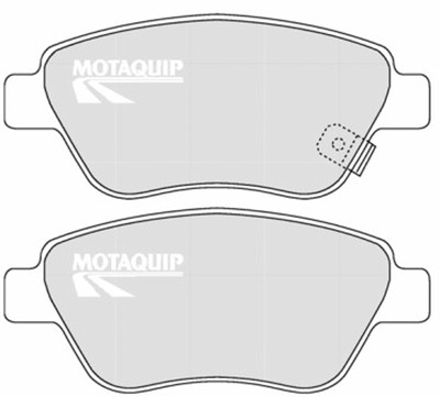 MOTAQUIP Bremsbelagsatz Scheibenbremse LVXL1320 für OPEL CORSA S07 L08 L68 LPG
