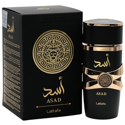 Asad by Lattafa Perfume for Unisex EDP 3.3 / 3.4 oz