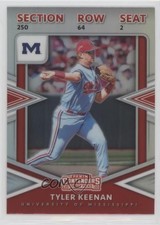 2020 Panini Elite Extra Edition College Tickets Holo Prizm Tyler Keenan n0c