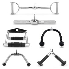 Zubehör Griffe Kabelturm V Griff Trizepsstange Parallelgriff Trizepsseil  Latzug