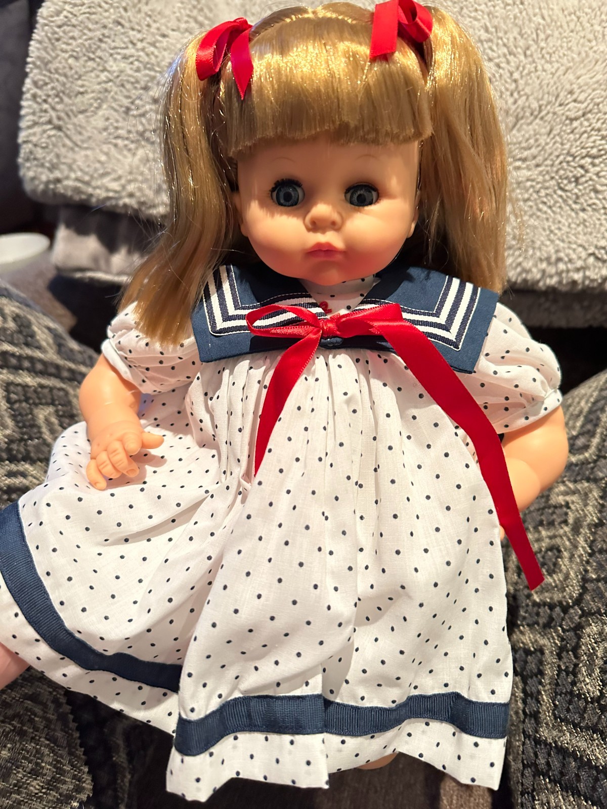 Vintage Madame Alexander Pussy Cat Doll Strawberry Blonde