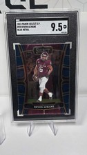 Devon Achane 2023 Panini Select Draft Picks RED Rookie RC #20 SGC 9.5