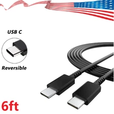 6ft USB C to Type C Charging Data Cable Fast Charger Type C Cord For Samsung S21