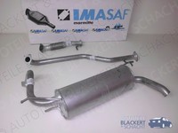 Imasaf Auspuff Komplett für Mitsubishi Pajero Pinin 1.8 16V 84KW Bj01-06|5-TüRer