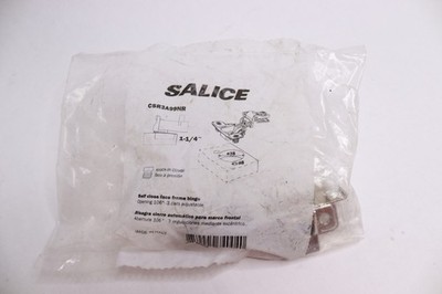 (2-Pk) Salice Overlay Concealed Soft Close Face Frame Hinge 1/2'' 115463