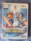 Mario & Sonic Olympic Winter Games Nintendo Wii SEGA 2009 COMPLETE / CIB TESTED