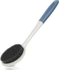 Back Brush for Shower for Men & Women 17" | Body Brush for Wet & Dry Brushing |