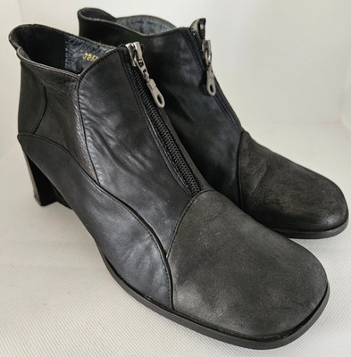 Tucci Damenstiefel Boots Lederstiefel Leder Stiefel Gr.39 schwarz N