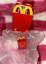 Lil McDonald  s Restaurant Happy Meal Toy 3 Mini Red Happy Meal Box 2025