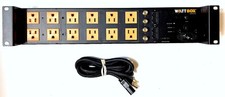 WattBox WB-400-VCE-12 12-Outlet Coax Power Conditioner AV Surge w/ Brackets EUC