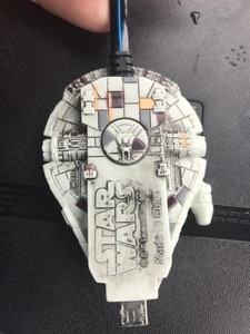 millennium falcon phone charger