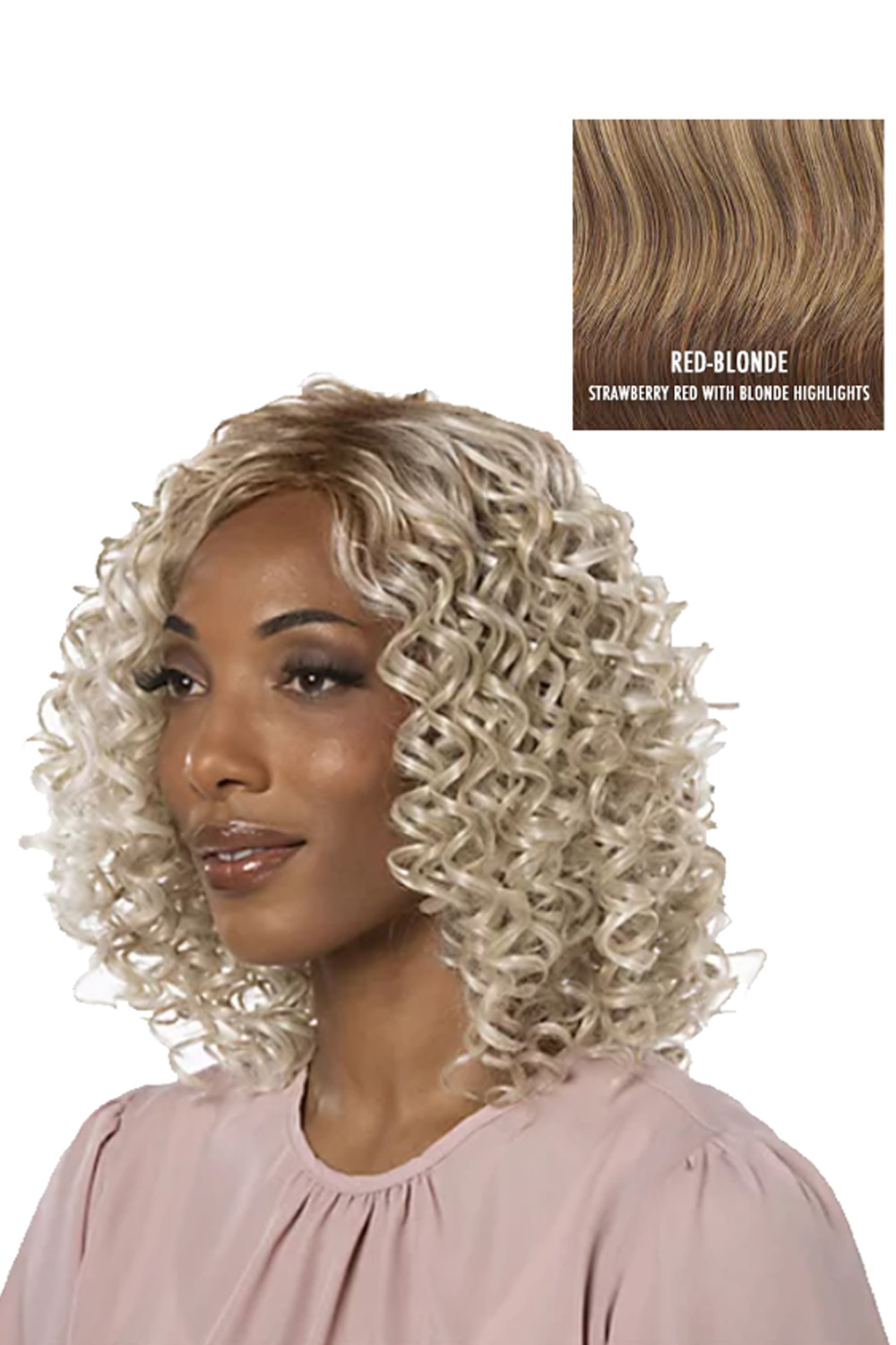 Синтетический парик Toni Brattin с текстурированными локонами поддающийся термической обработке Красный Bld Reg 11090₽