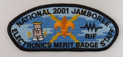 2001 National Jamboree Electronics Merit Badge STAFF [G1551]