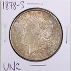 1878-S $1 Morgan Silver Dollar in UNC Condition #5164