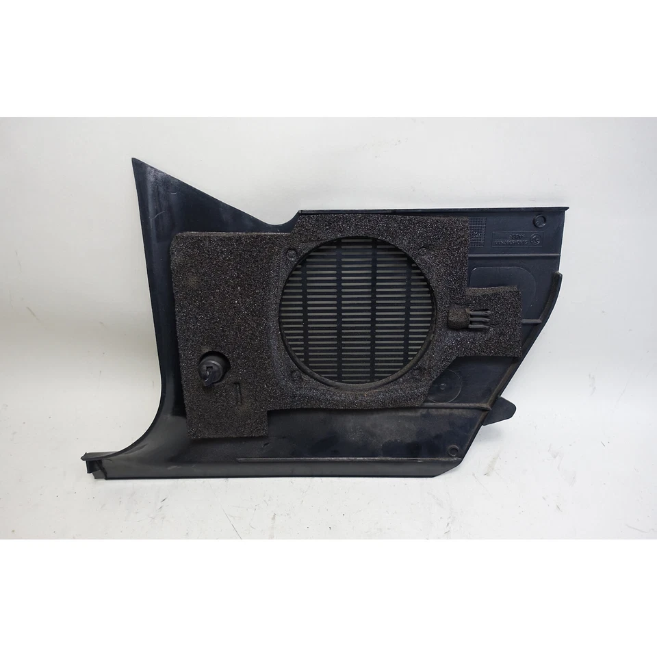 Cubierta de altavoz de panel de retroceso para pasajero delantero derecho BMW Z3 Roadster 97-02 negra OEM Foto 4 de 4