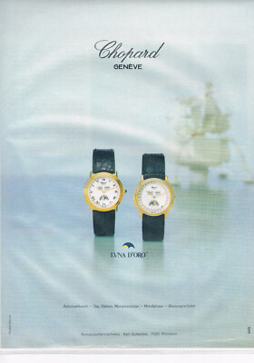 Chopard Werbeanzeige Werbung Lyna de Oro NG