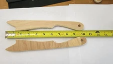 2 birch plywood table saw push sticks finger savers
