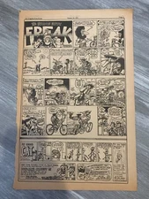 1/15/71 FREAK BROTHERS SOLVE POLLUTION 11.5x17"  Underground Newspaper FULL PAGE