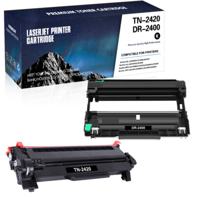 2 XXL Toner/Trommel für Brother TN-2420 MFC-L2710DW MFC-L 2710 DN HL-L2310 D HL-