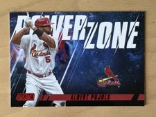 2022 Topps Stadium Club Albert Pujols Power Zone #PZ-16 Cardinals Red Foil