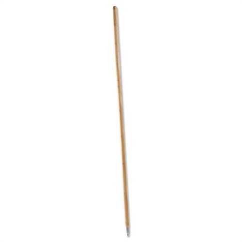 Boardwalk BWK136 METAL TIP THREADED HARDWOOD BROOM HANDLE, 1 DIA X 60IN LONG.Full Carton Of:12 EA