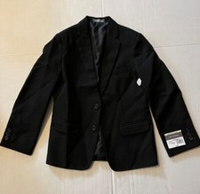 Boy's Van Heusen Black Suit Jacket Size 10 Reg NEW