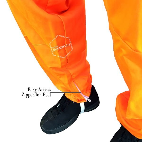 Fluorescent Orange Beekeeper Suit 2XL - Durable Bee Protection Gear