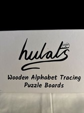 Wooden Alphabet Tracing Boards  Montessori Sand Tray - Learn to Write Puzzle B